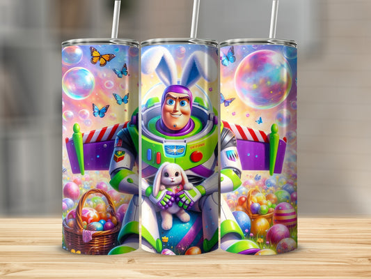 Buzz Lightyear Easter Bunny Tumbler Colorful Festive product type