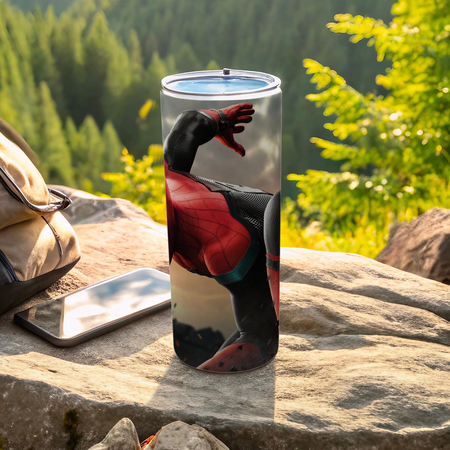 Spiderman Action Scene Tumbler Ideal for On-the-Go
