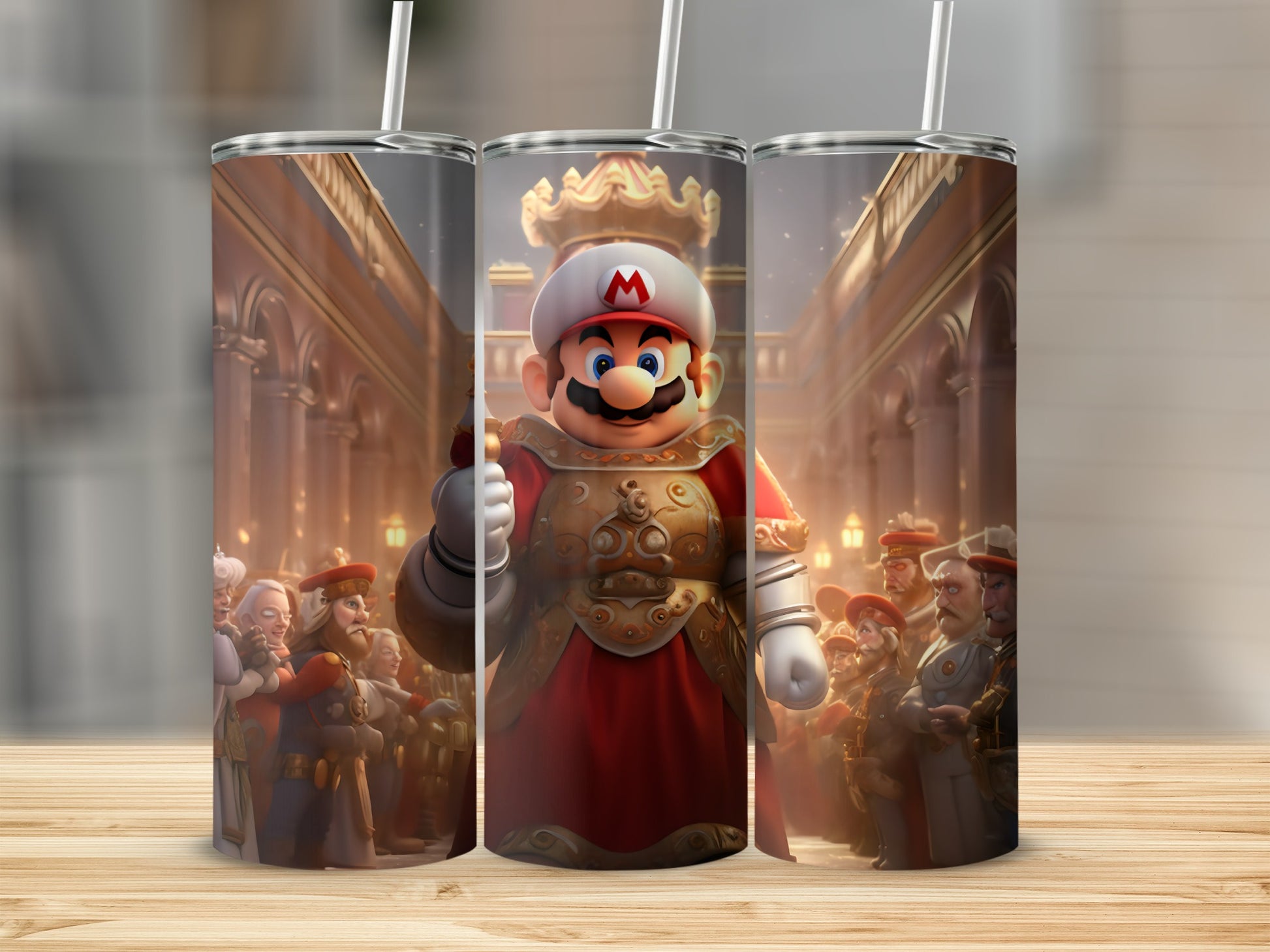 Royally-Themed Animated Character Tumbler Cup