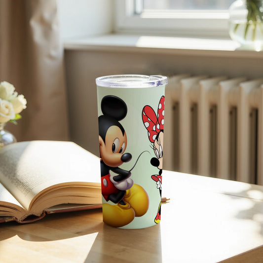 Mickey and Minnie Mouse design insulated tumbler
