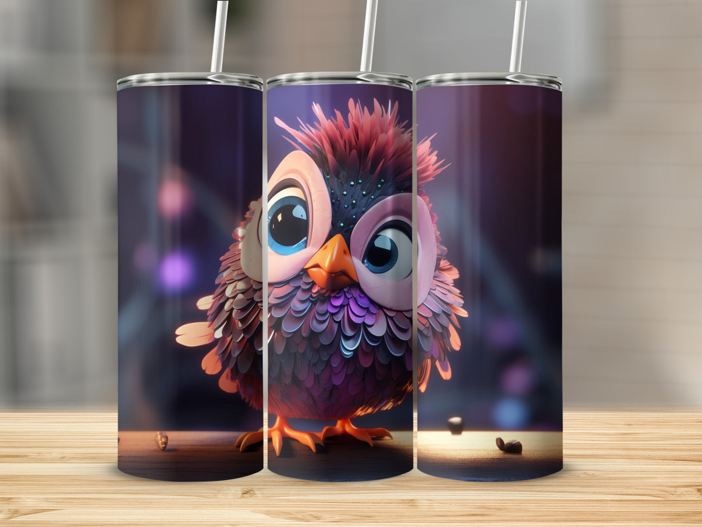 Charming Big Eyed Bird Cartoon Design Tumbler product type
Tumbler
Drinkware
Cartoon
Bird
Owl
Cute
Adorable
Whimsical
Animal
Fantasy
Colorful
Unique
Gift
Beverage
Travel
Insulated
Stainless
Art
Design
Character