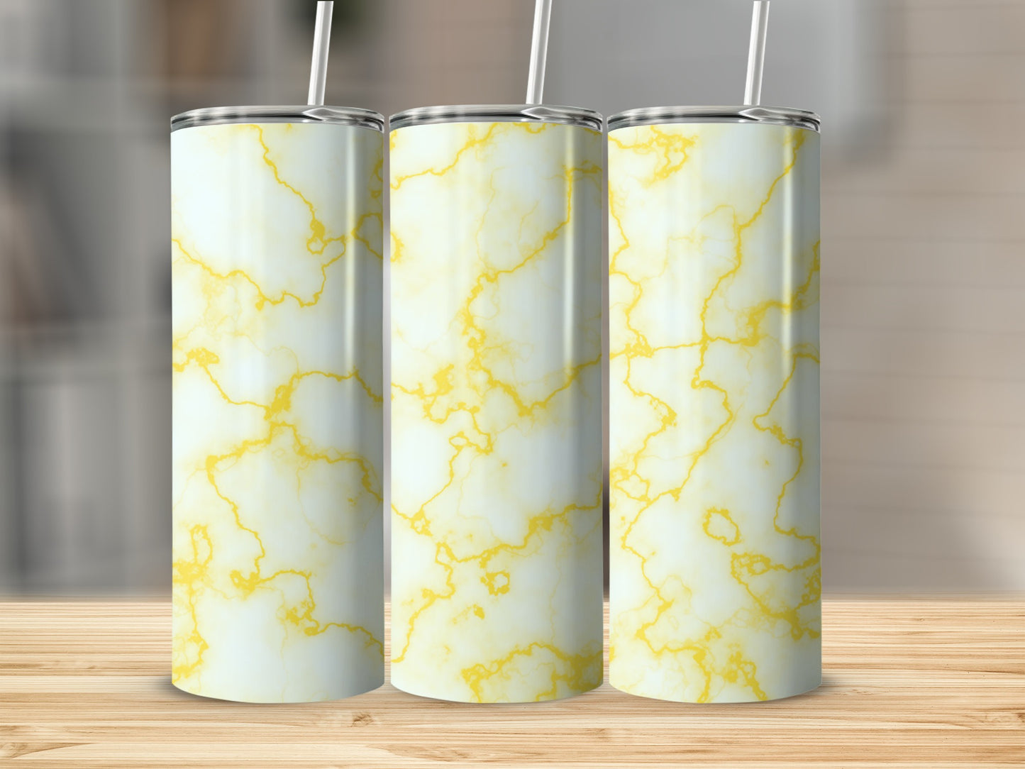 Golden Veins Elegant Abstract Texture Design Tumblers