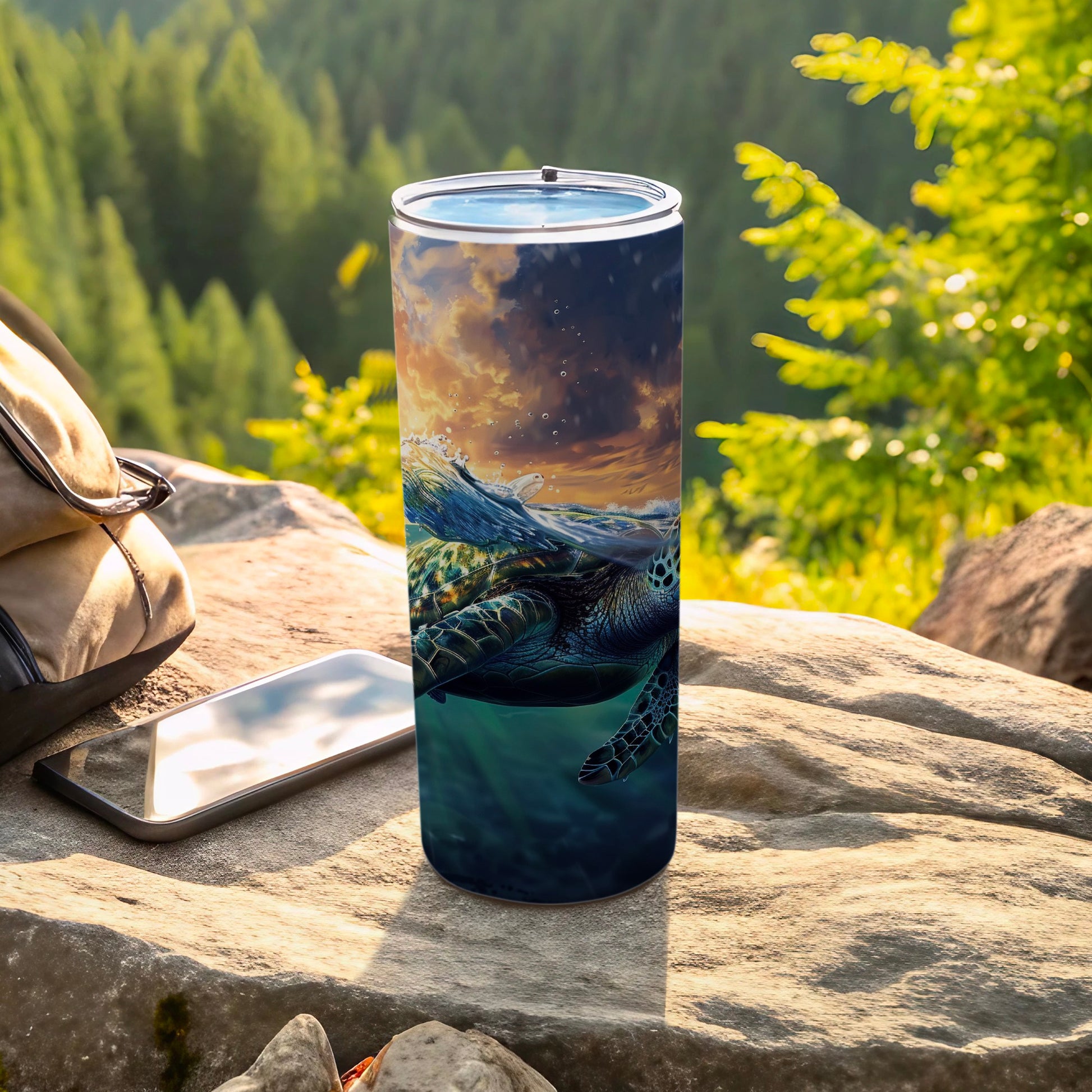 Deep Ocean Turtle Design Adventure Beverage Tumbler product type

Tumbler, Travel Tumbler, Sea Turtle, Ocean Design, Underwater Art, Marine Life, Sunset Scene, Wildlife Print, Nature Inspired, Beverage Holder, Drinkware, Adventure Ready, Outdoor Drinkware, Unique Tumbler, Turtle Lover, Ocean Art, Deep Sea Design, Scenic Drinkware, Ocean Horizon, Water Bottle