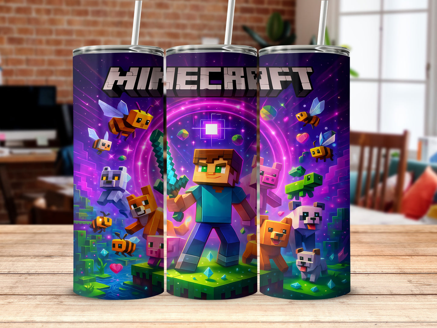 Minecraft Adventure Double-Wall Insulated Tumbler