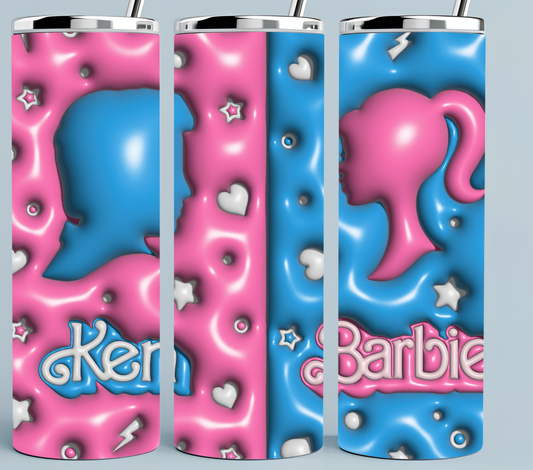 Barbie and Ken Tumbler