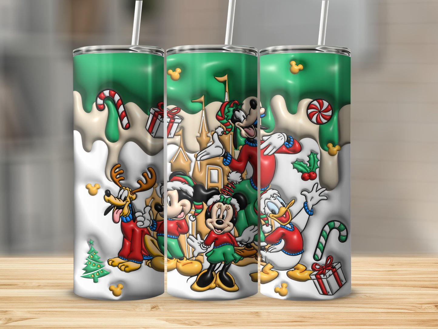 Christmas Character Holiday Design Tumbler Drinkware