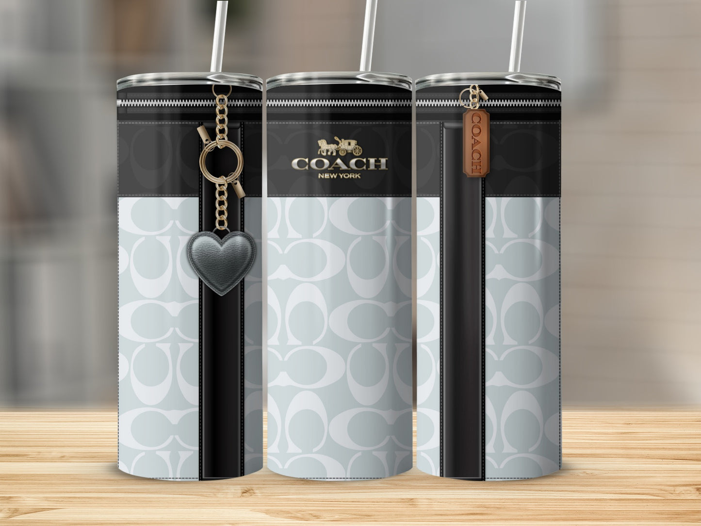Stylish Coach New York Designer Insulated Tumbler