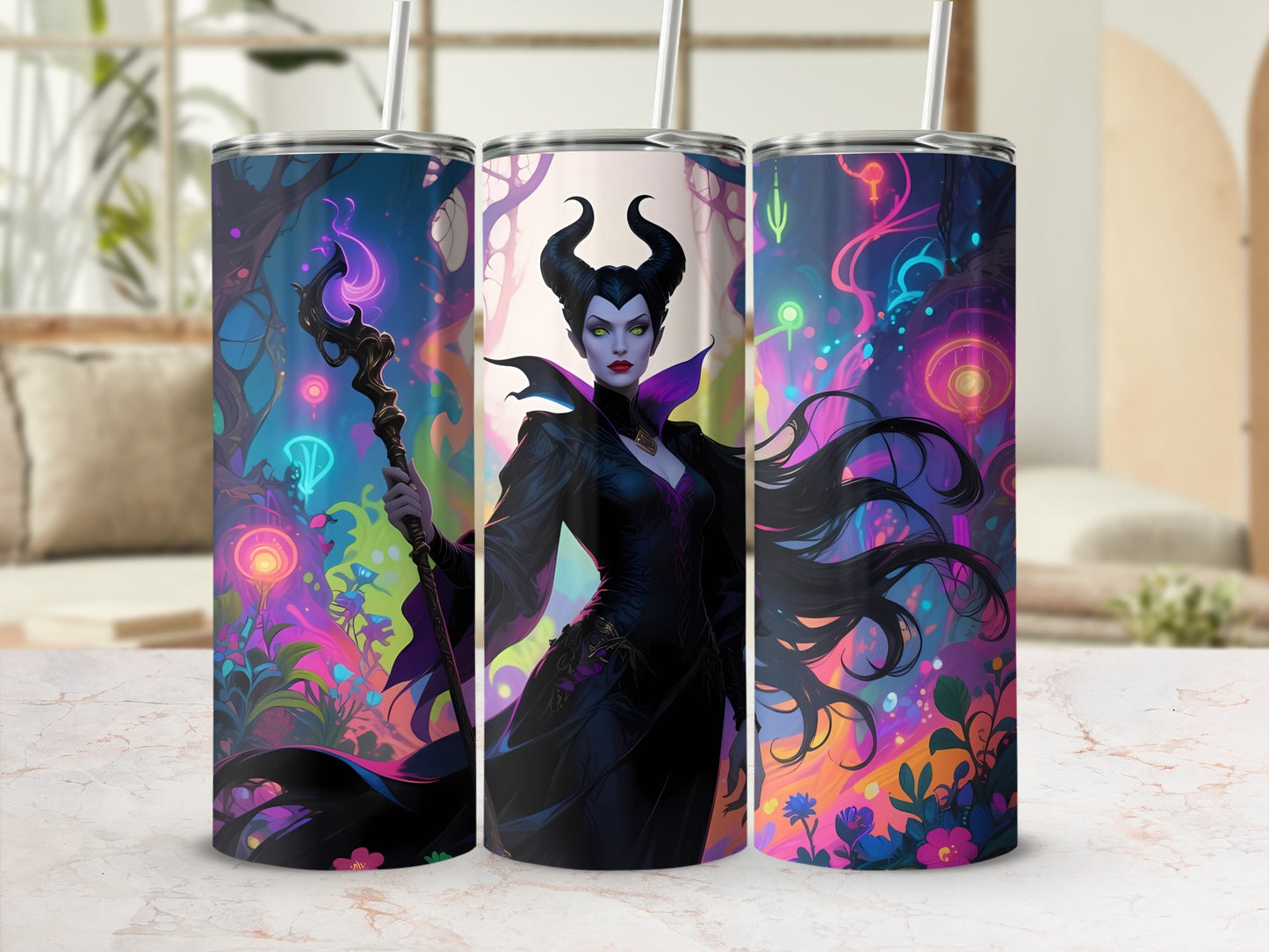 Enchanted Dark Sorceress Themed Tumbler Product