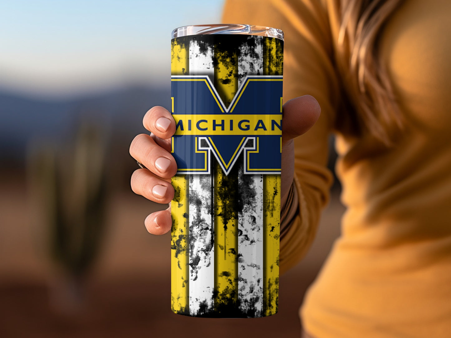 Michigan Varsity Letter Insulated Tumbler Drinkware Item