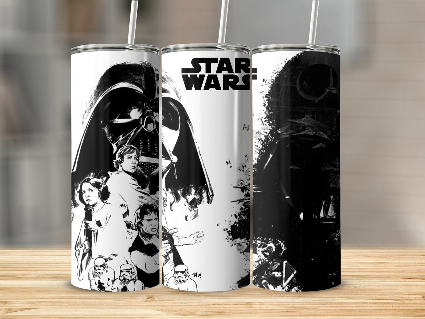 Star Wars Darth Vader Black White Iconic Characters product type