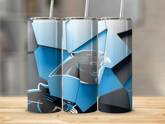 Geometric Panther Design for Sports Fan Unique Tumblers
