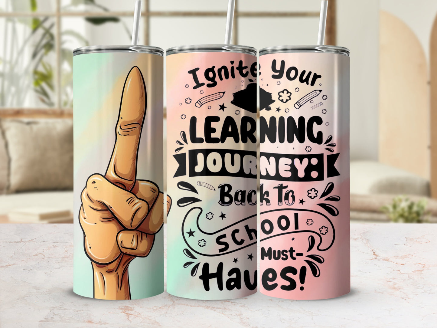Ignite Your Learning Journey Back to School Tumbler