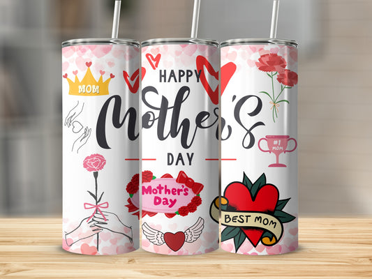 Happy Mother's Day Mom Best Mom Coffee Tumbler Gift