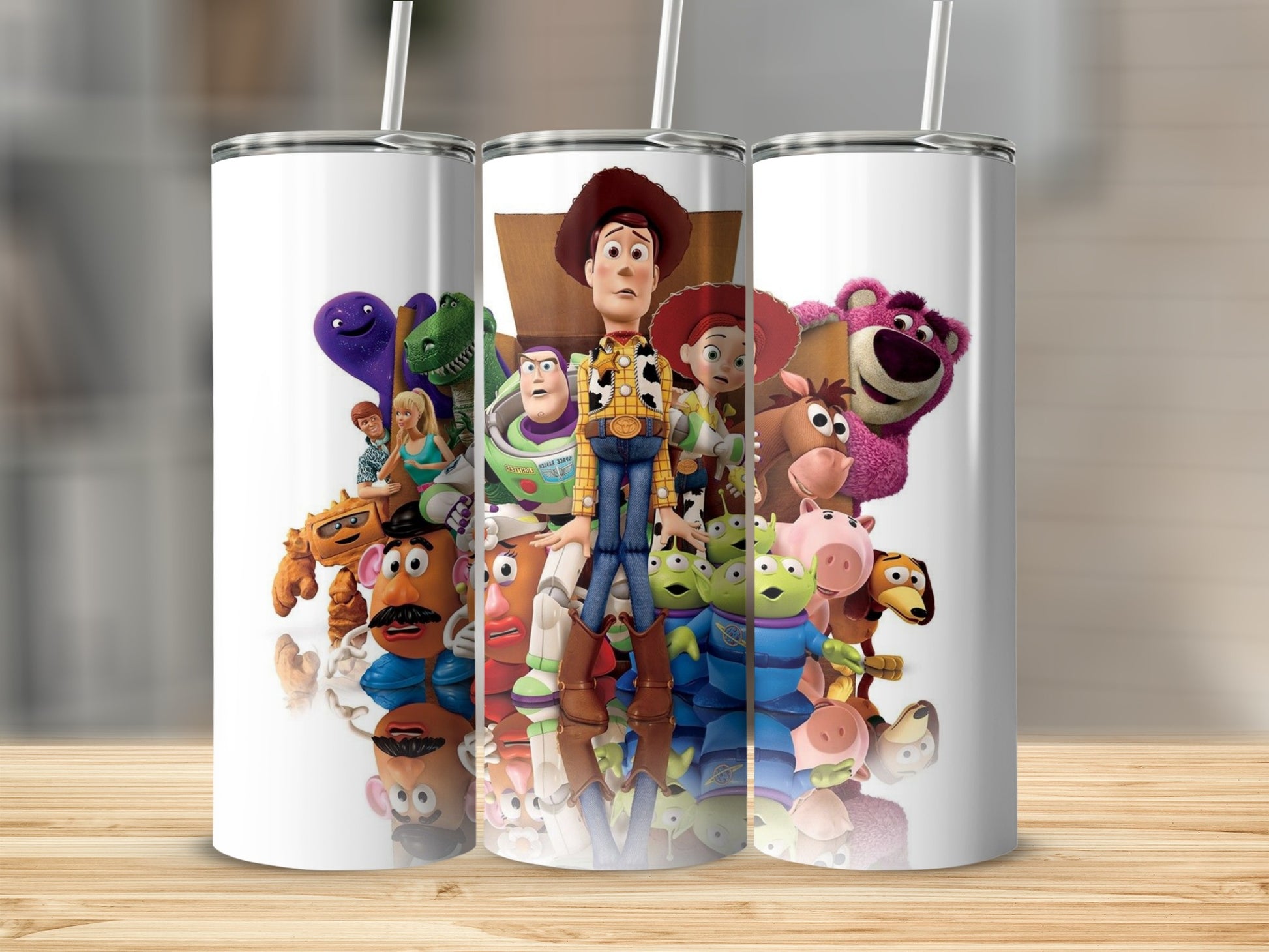 Toy Story Characters Design Stainless Steel Tumbler