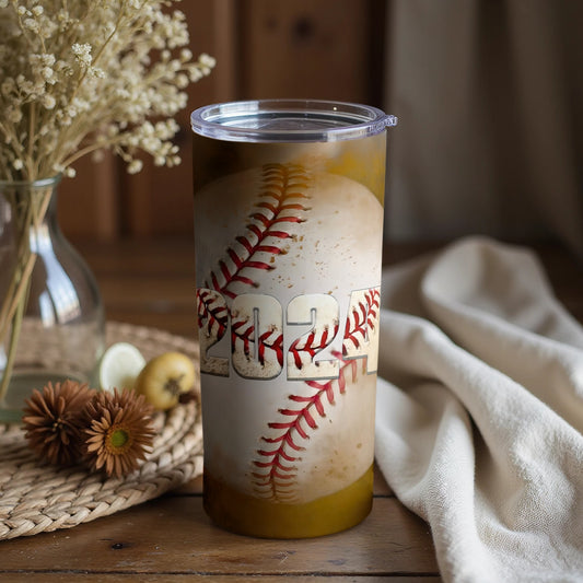 2024 Baseball Design Tumbler Sports Fan Gift