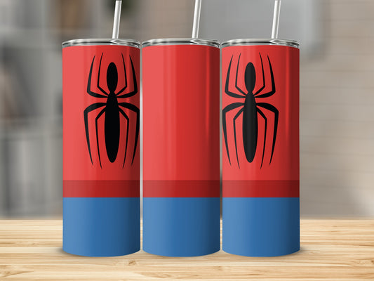 Spiderman Graphic with Two Spiders and More Tumblers
