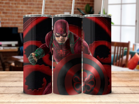 HYDRA Agent Red Skull Shield Villain Design Tumbler product type