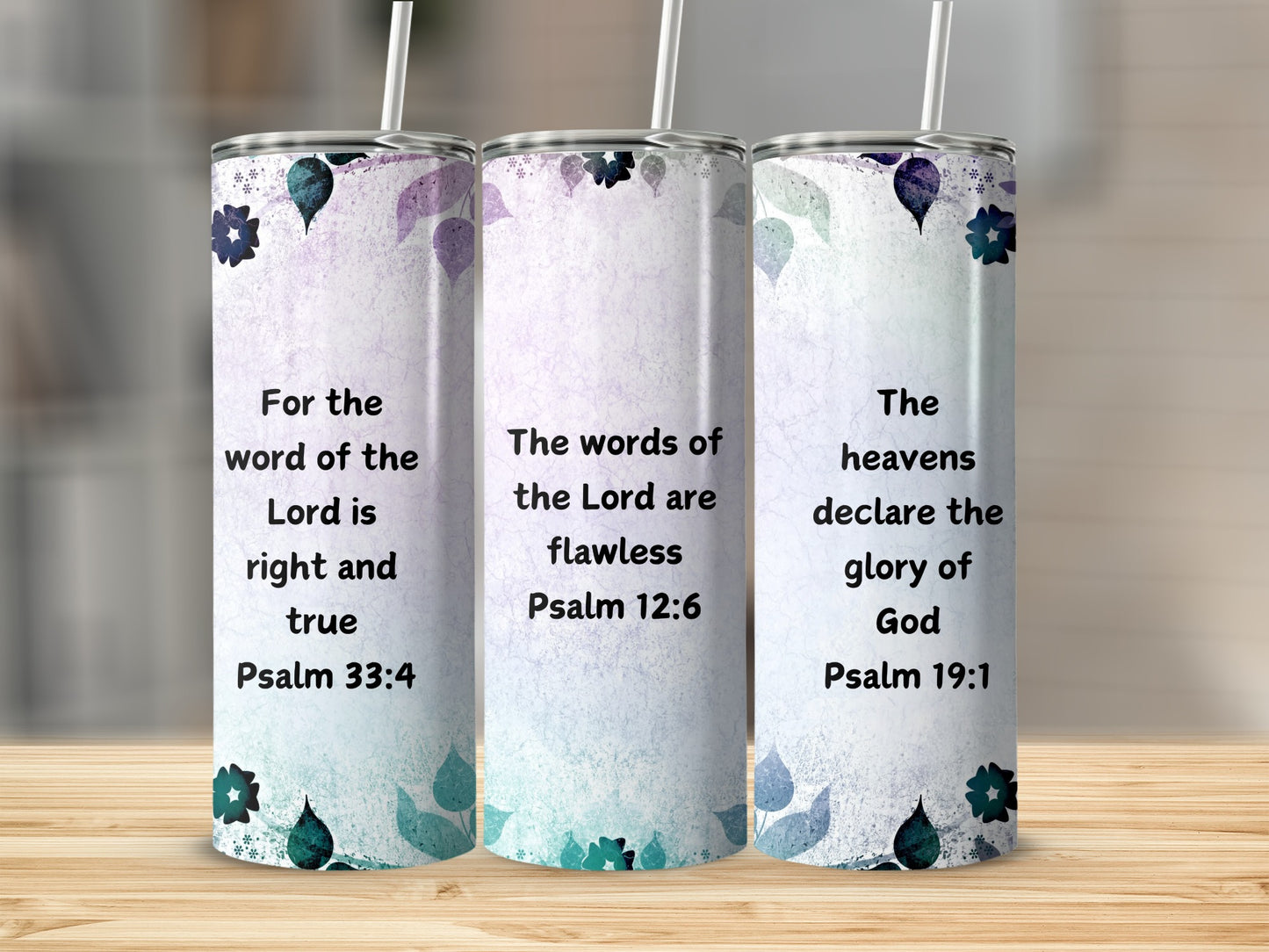 Inspirational Bible Verse Tumbler Collection