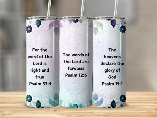 Inspirational Bible Verse Tumbler Collection