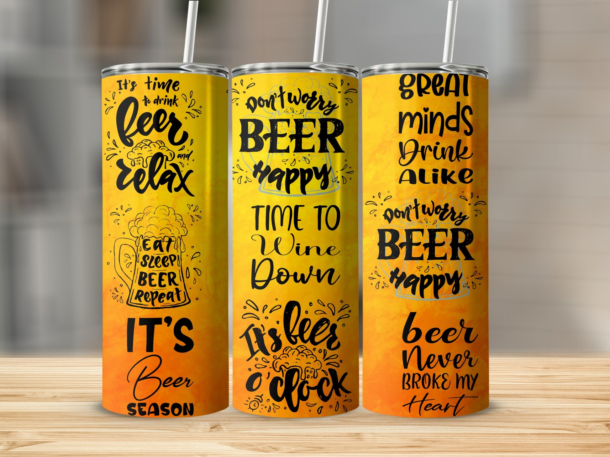 Beer Season Relaxation Time to Wine Down beverage