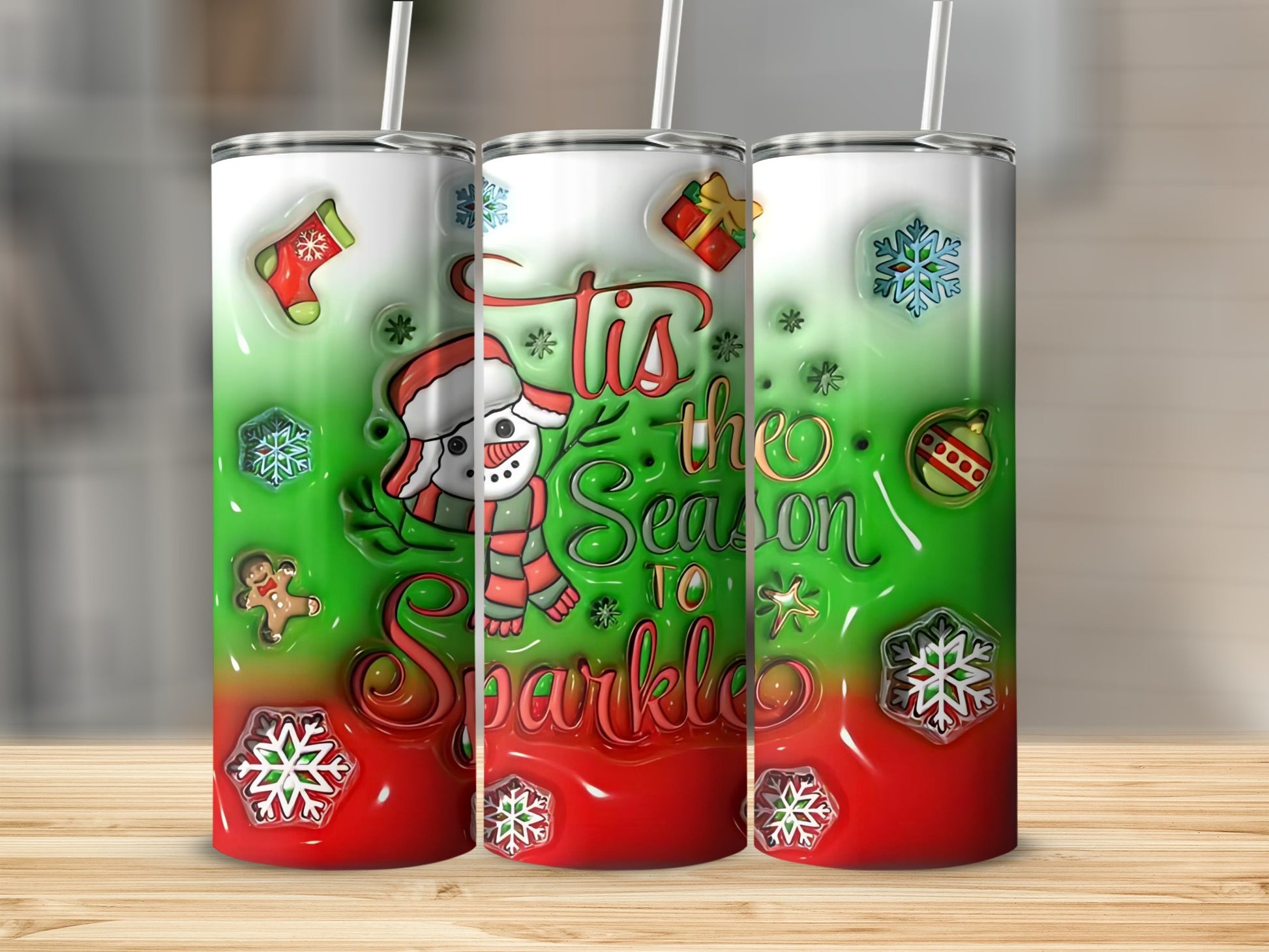 'Tis The Season To Sparkle Christmas Tumbler