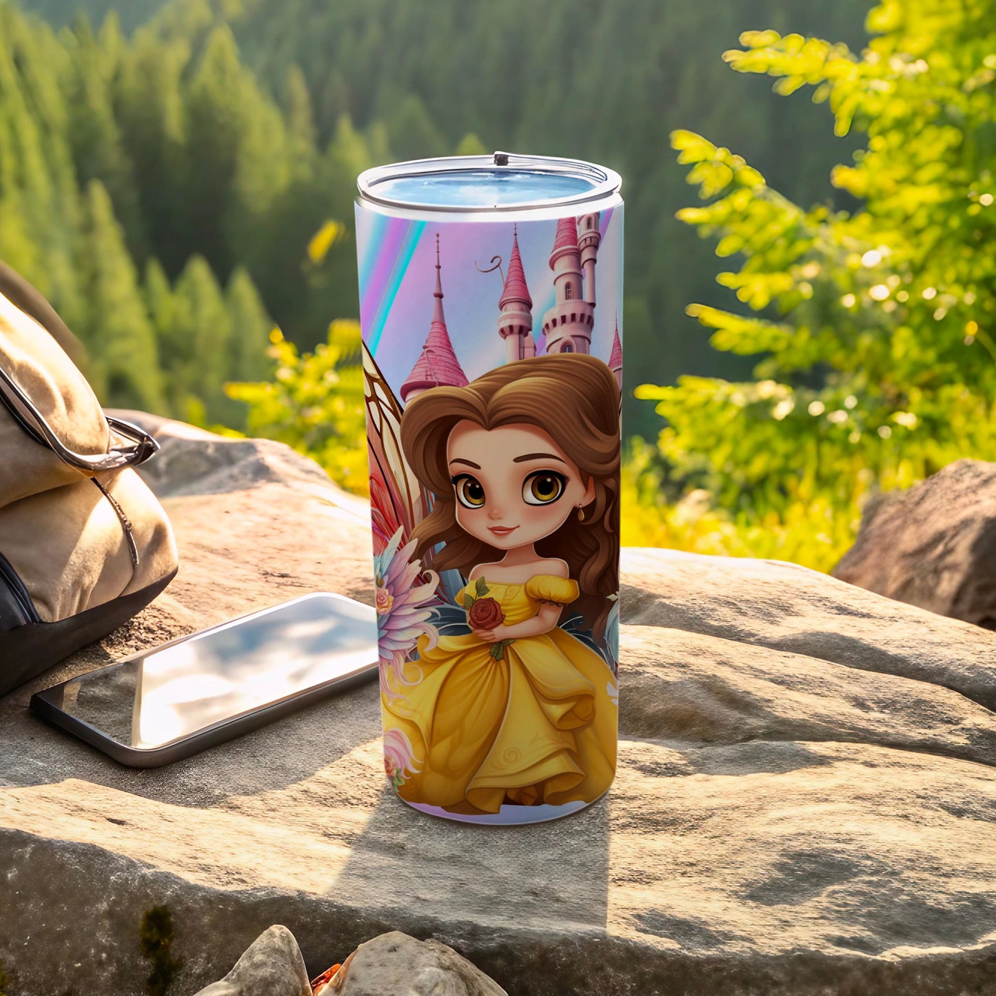 Enchanting Castle Princess Themed Tumbler 20oz Cup