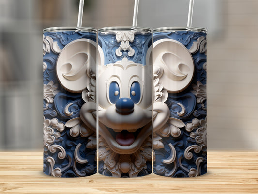 Detailed Cartoon Character Design Stainless Steel Tumbler