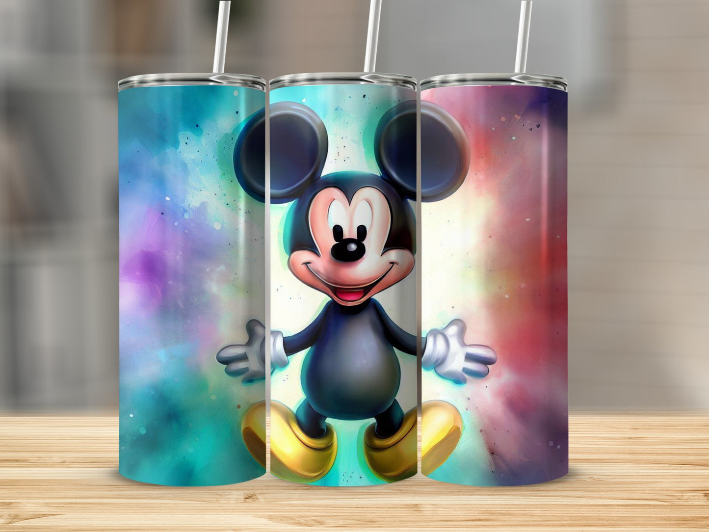 Colorful Cartoon Character Designed Tumbler