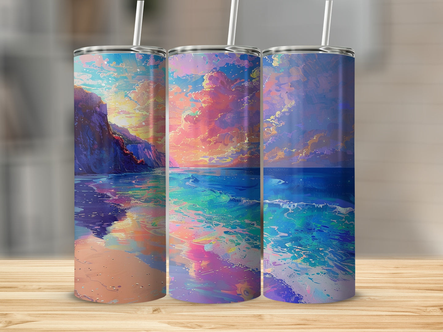 Vibrant Sunset Seascape Ocean Cliffs Artistic Tumbler product type
Vibrant Seascape, Sunset Art, Ocean Waves, Coastal Cliffs, Artistic Tumbler, Colorful Design, Dreamy Ocean, Beach Landscape, Nature Scene, Abstract Art, Water Reflections, Summer Drinkware, Travel Inspired, Unique Tumbler, Ocean Lover Gift, Aesthetic Design, Custom Tumbler, Art Print, Sky Clouds, Beautiful View