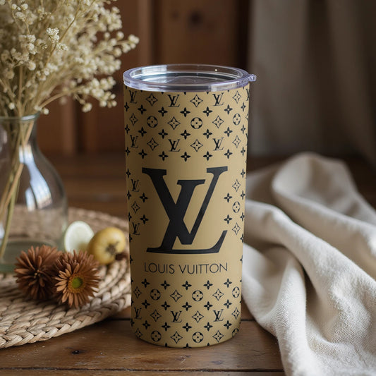 Elegant Monogrammed Insulated Travel Mug Accessory