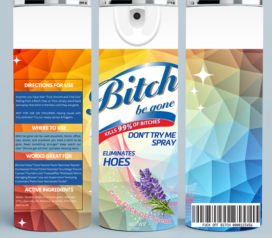 Stained Glass Bitch Be Gone Spray