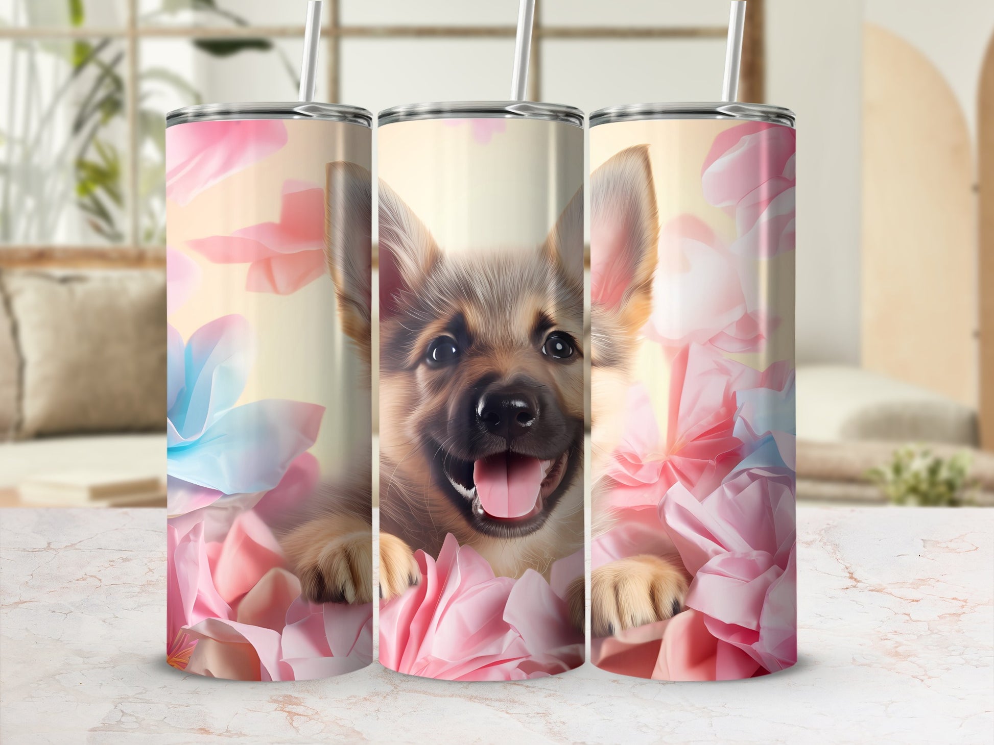 Adorable Puppy Pink Blue Flowers Tumbler product type
Puppy
Dog
Cute puppy
Adorable dog
Pet lover
Animal design
Floral art
Pink flowers
Blue accents
Tumbler
Insulated drink
Travel cup
Doggie print
Happy dog
Puppy love
Flower petals
Gift idea
Dog owner
Unique tumbler
Beverage holder