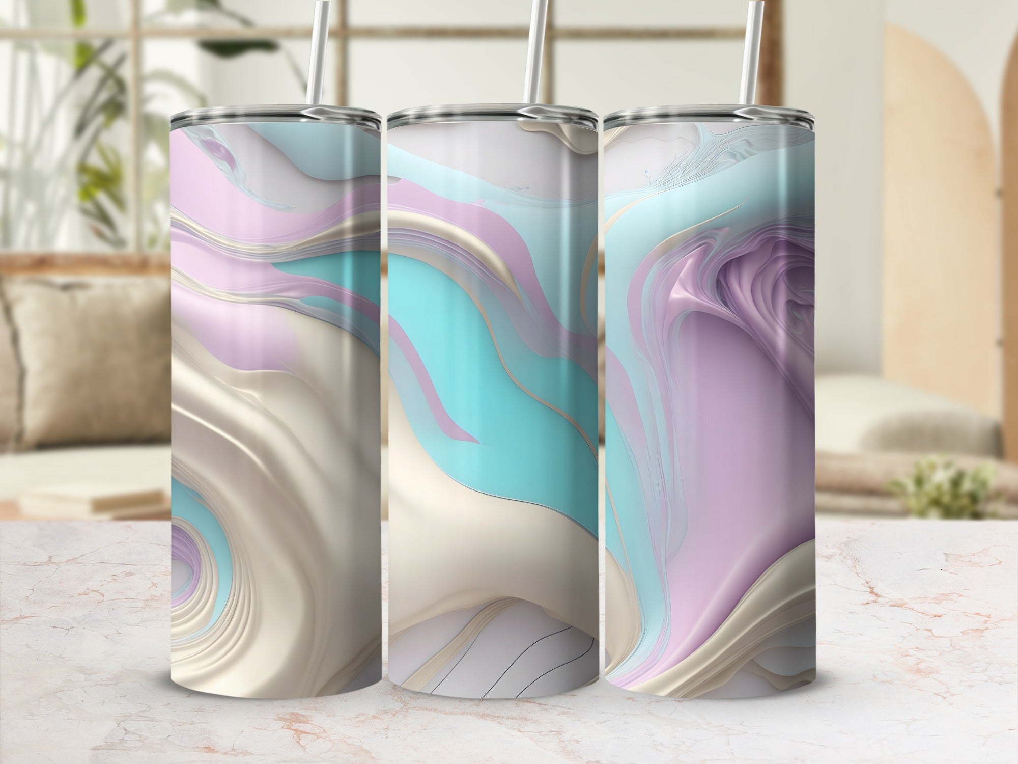 Designer Tumbler | Luxe Swirl Collection – Tumbler Town