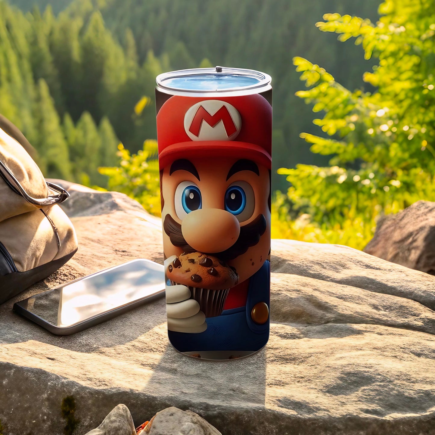 Cartoon Character Print Insulated Tumbler Cup