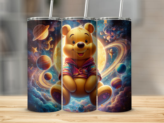 Winnie The Pooh Planets In Space In Universe Design Tumblers