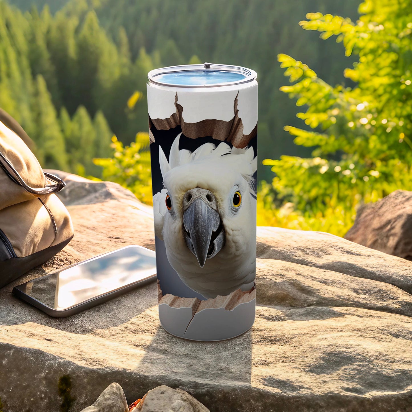 Stunning White Cockatoo Peeking Cracked Design Tumbler product type
Tumbler
Cockatoo
White Cockatoo
Bird Design
Parrot Art
Exotic Bird
Animal Print
Nature Theme
Wildlife Gift
Drinkware
Insulated
Travel Mug
Beverage Tumbler
Unique Tumbler
Peeking Bird
Cracked Art
Feathered Friend
Outdoors Drink
Bird Lover
Tropical Bird
