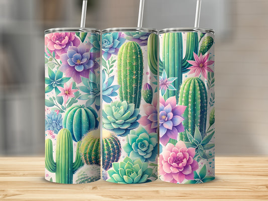 Vibrant Cactus Succulent Floral Design Nature product type