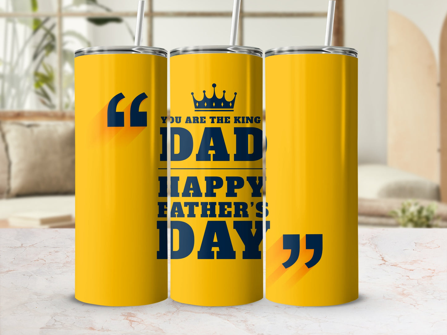 You Are the King Dad Happy Father's Day Tumbler