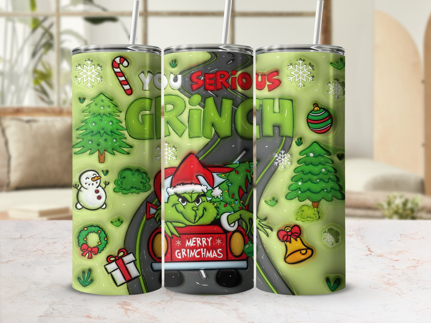 You Serious Grinch Merry Grinchmas Christmas Tumbler