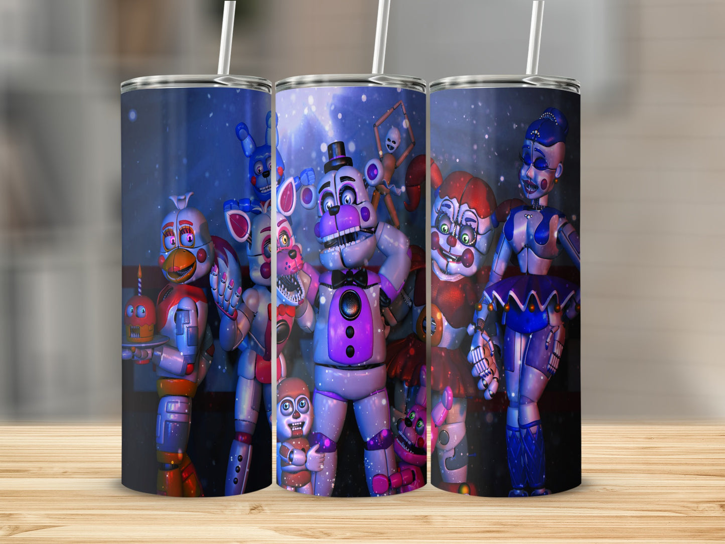 Five Nights At Freddys Sister Location Cast Tumblers
