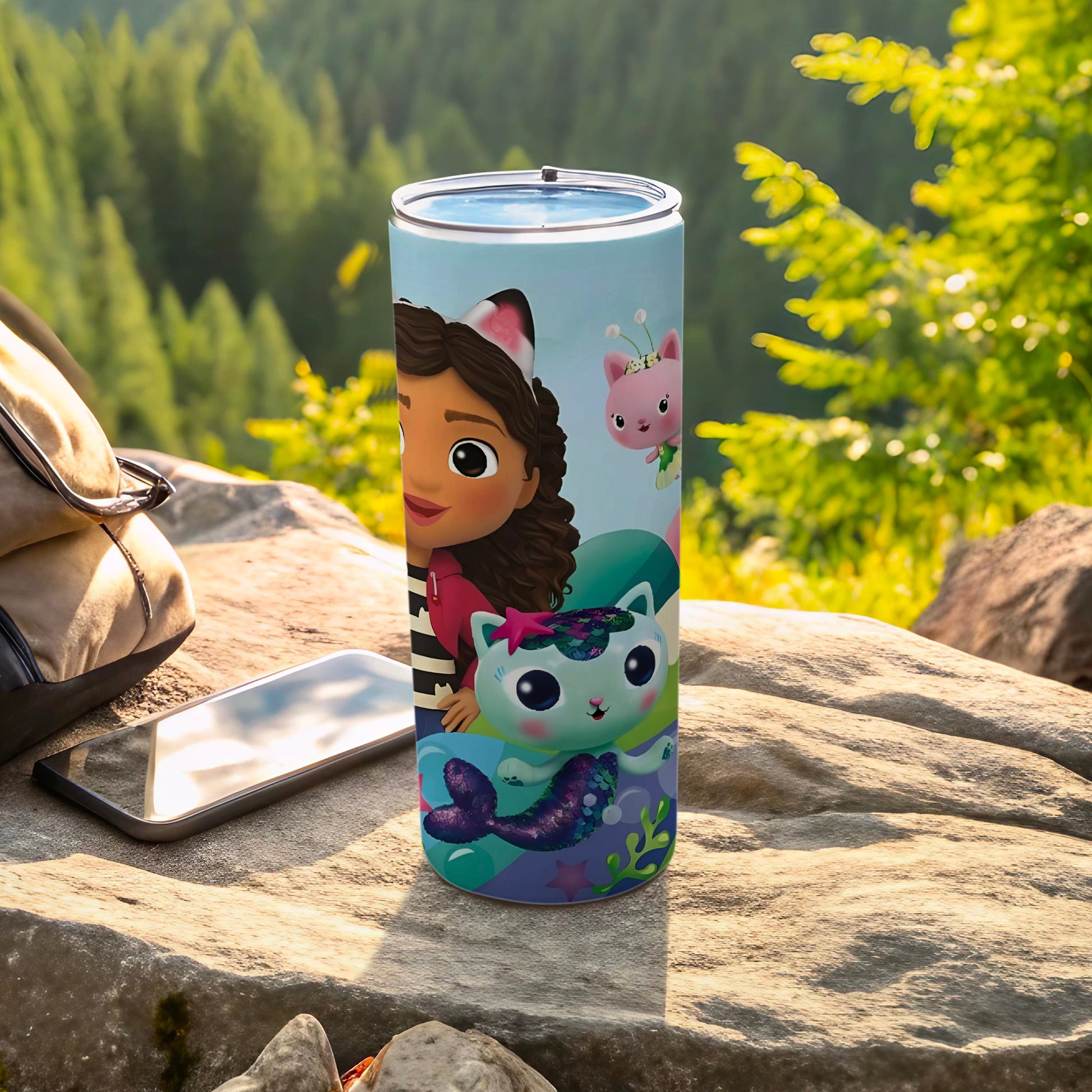 Kids Cartoon Characters Travel Tumbler for Outdoor Fun