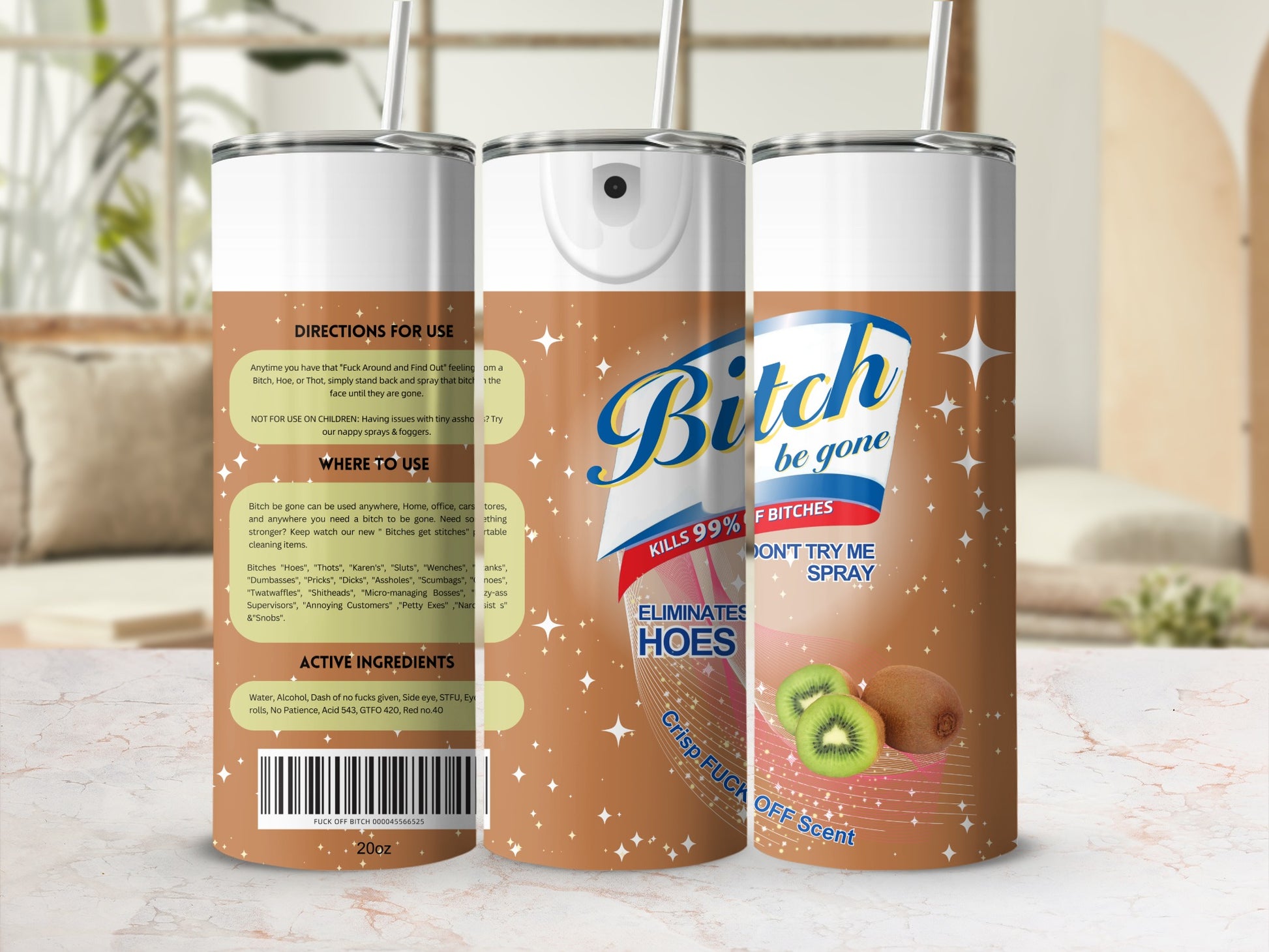 Bitch Be Gone Spray Eliminates Hoes Crisp Scent