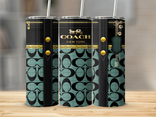 Stylish Coach New York Designer Travel Tumblers