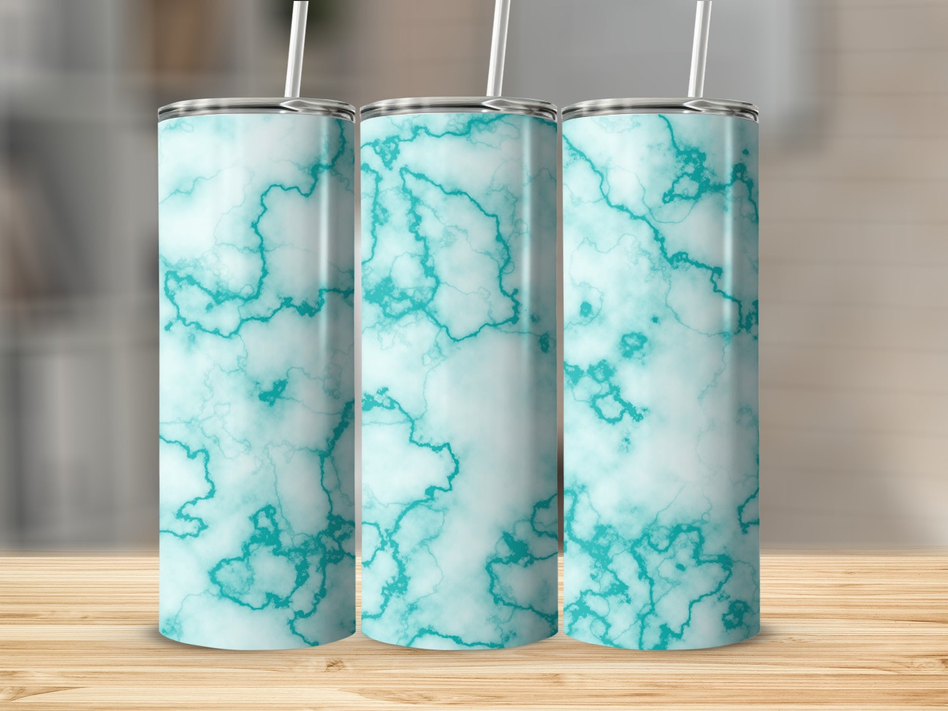 Turquoise Marble Design Insulated Tumbler product type