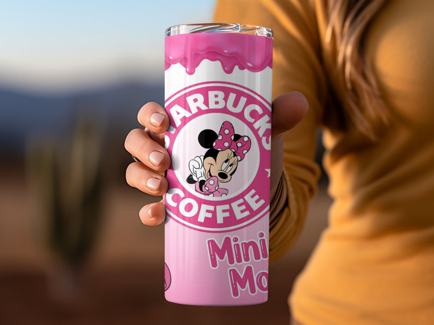 Starbucks Coffee Minnie Mouse Pink Tumbler Cup