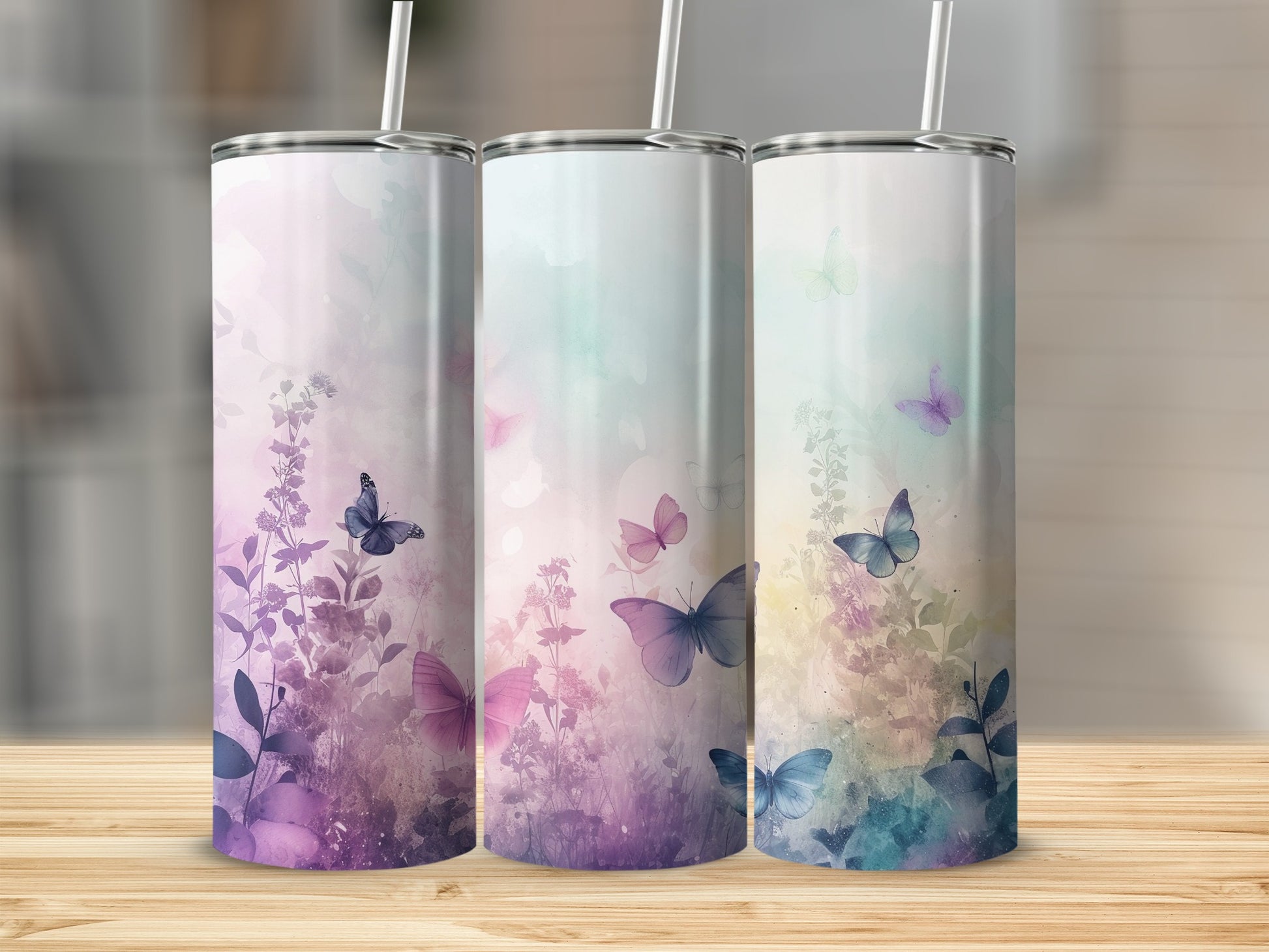 Watercolor Butterfly Garden Floral Drink Tumbler product type
Tumbler
Butterfly design
Floral pattern
Watercolor art
Gradient colors
Purple butterfly
Pink butterfly
Blue butterfly
Garden scene
Nature theme
Drinkware
Beverage holder
Insulated tumbler
Gift idea
Unique design
Aesthetic tumbler
Spring theme
Summer accessory
Wildflower print
Pastel shades