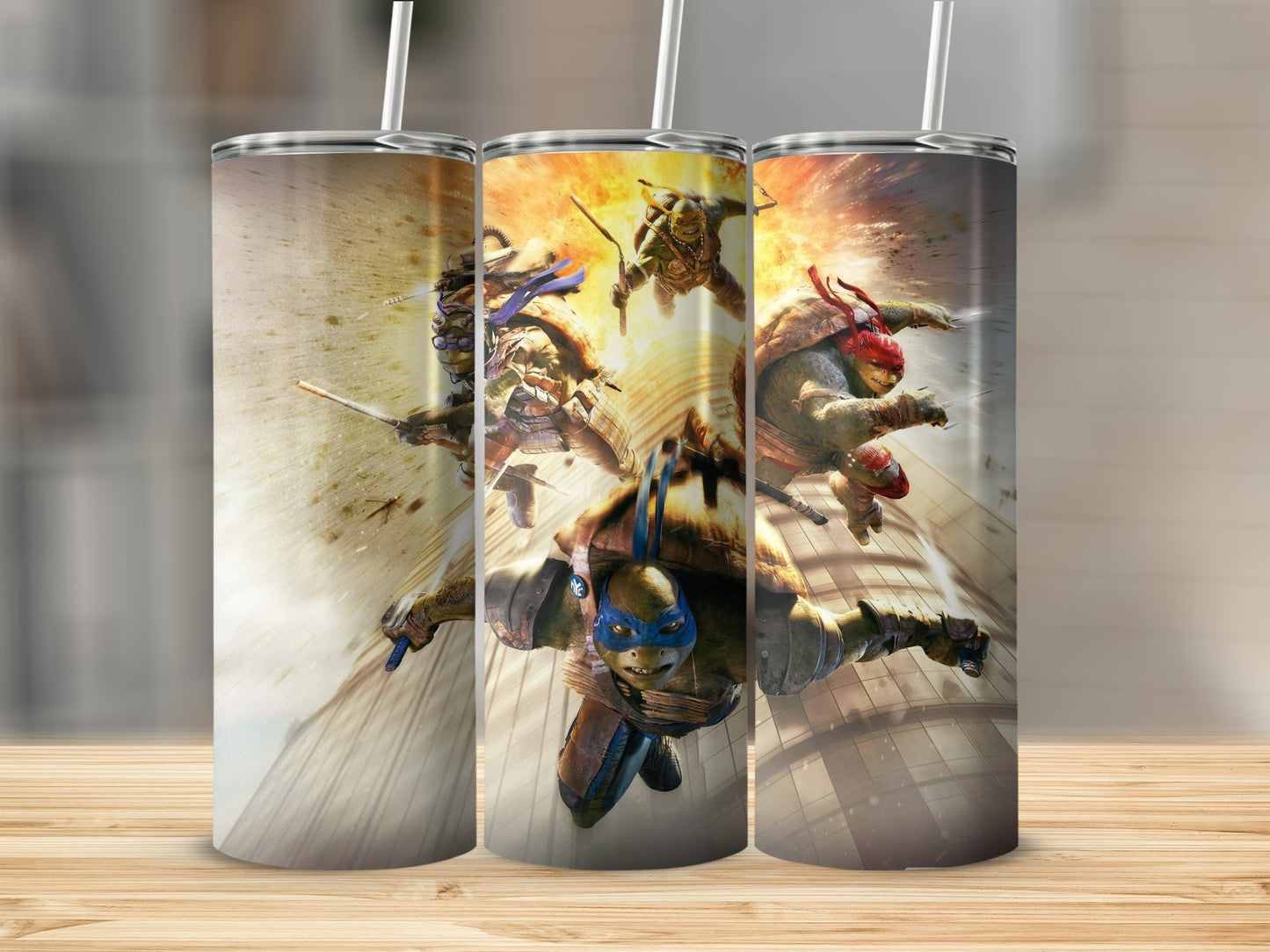 Teenage Mutant Ninja Turtles design tumbler product