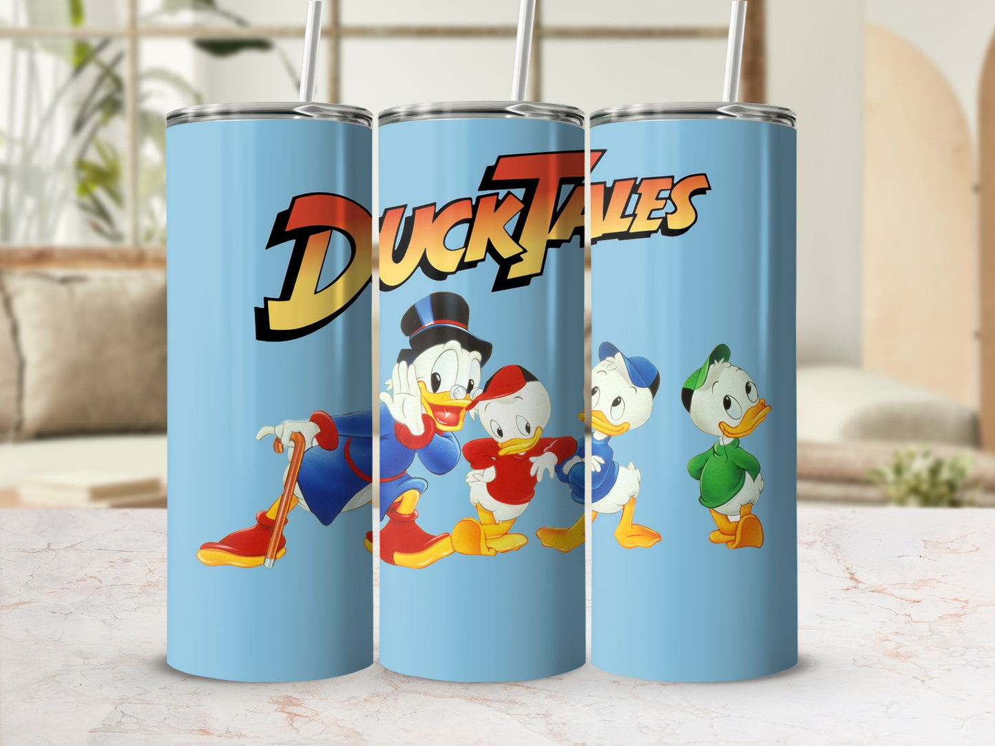 DuckTales Animated Cartoon Themed Tumbler Cup