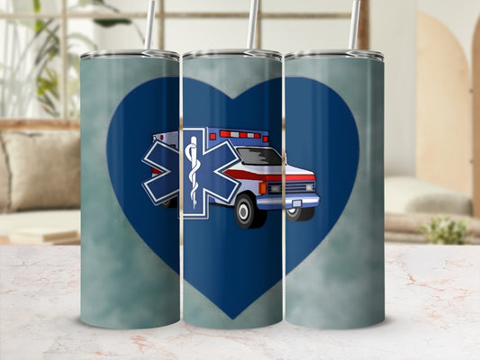 Ambulance and Medical Symbol Tumbler