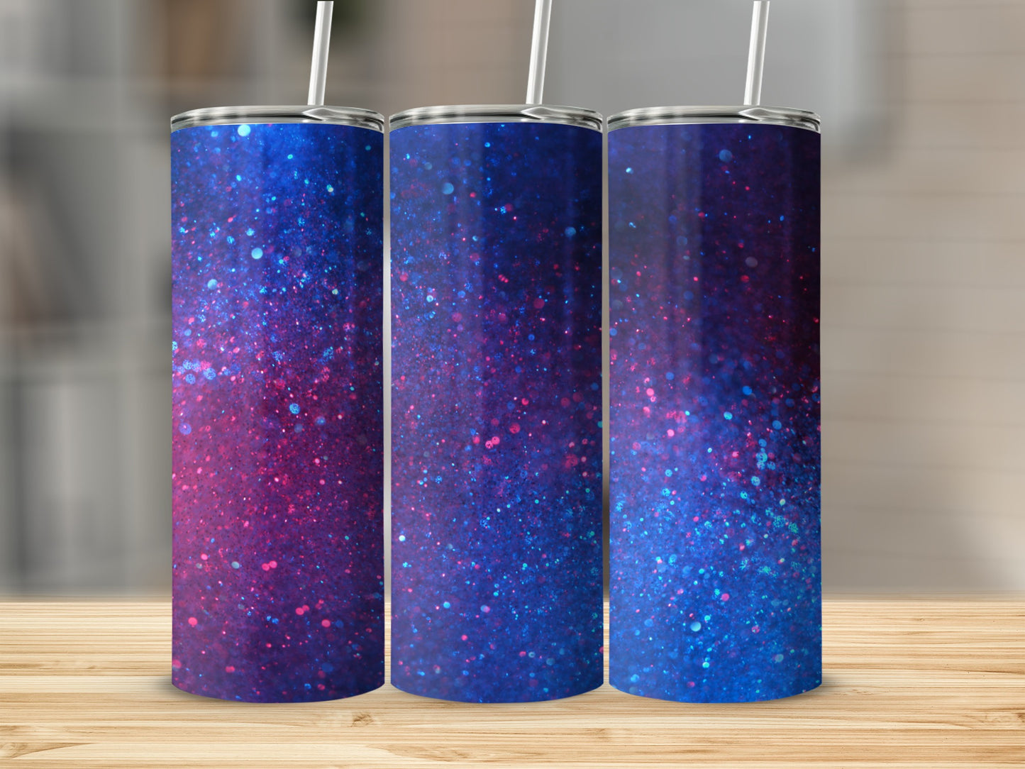 Sparkling Gradient Glitter Tumbler Product